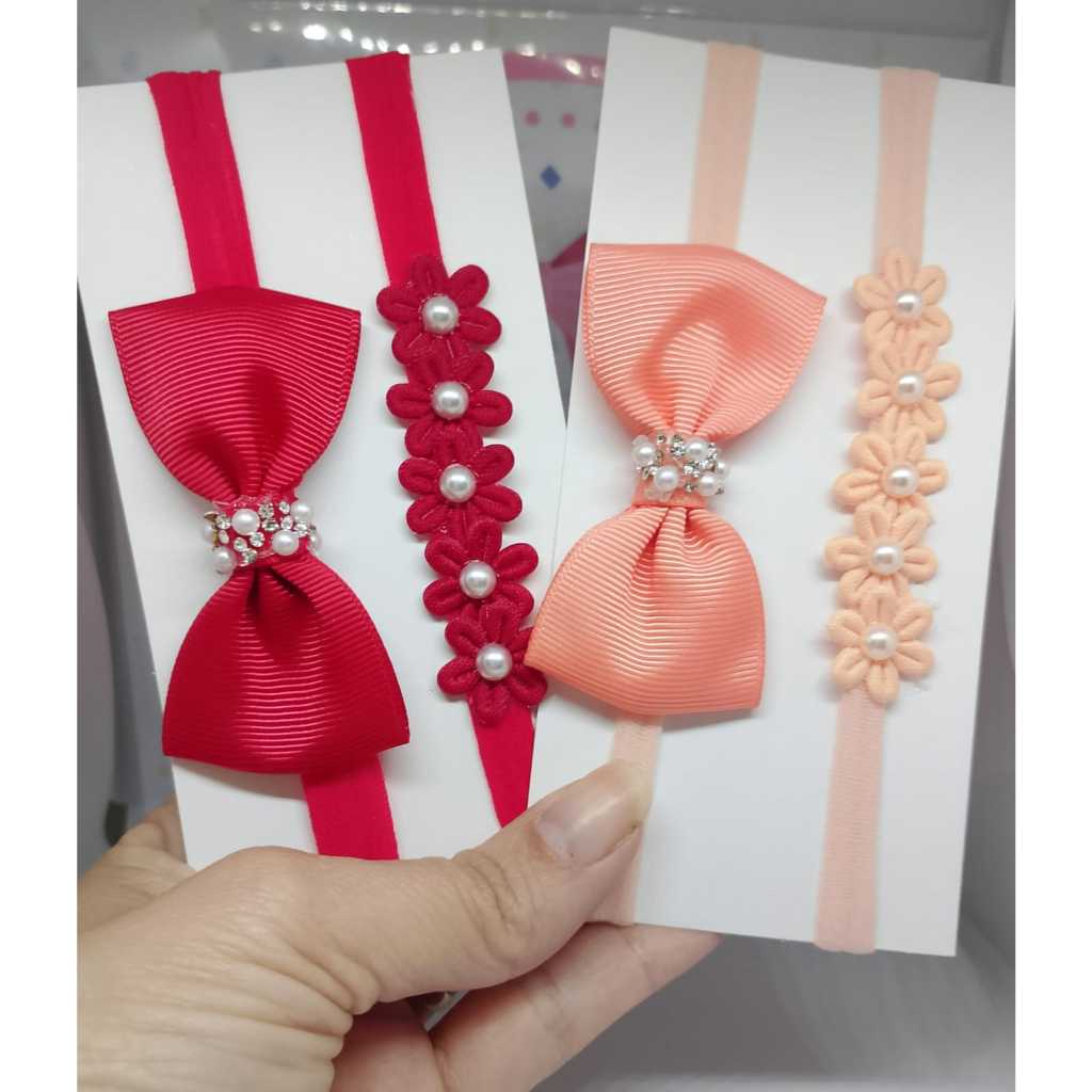 Kit Tiara Bebê RN Laço e Florzinha Maternidade Meia de Seda em Oferta na Shopee