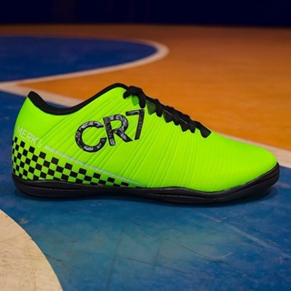 Chuteira Infantil Salão Futsal Quadra Piso Liso Tênis Futebol Cr7 Sola Borracha em Oferta na Shopee