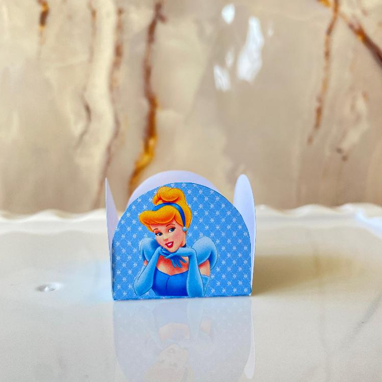 FORMINHA PARA DOCE E BRIGADEIRO DA CINDERELA - FESTA MENINA - ANIVERSÁRIO - LEMBRASINHA PERSONALIZADA
