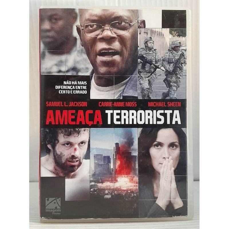 Dvd Ameaça Terrorista - Samuel L. Jackson - Original Usado