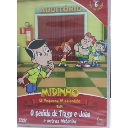 dvd midinho o pedido de tiago joao - vol 06