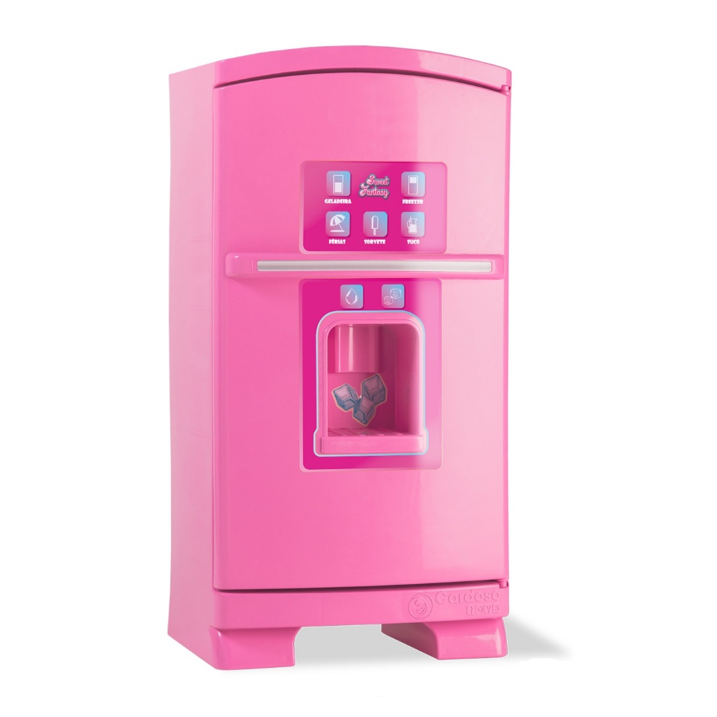 Geladeira De Brinquedo Infantil 50cm Sonho De Menina Brinquedo Faz de Conta - Cardoso Toys em Oferta na Shopee