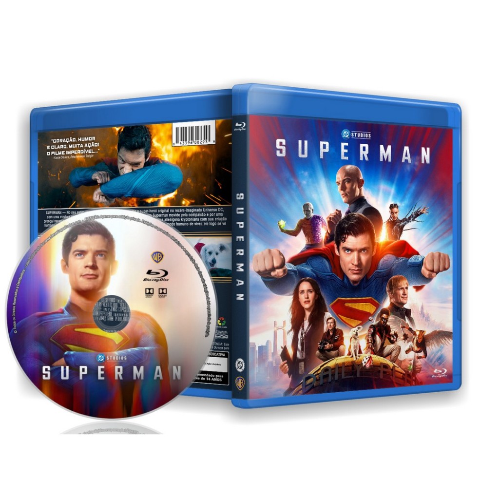 Filme Bluray: SUPERMAN (2025) Dublado e Legendado (SEM ESTOJO)