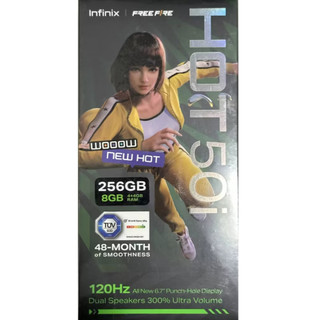 Smartphone Infinix Hot 50i X6531 256GB 4GB RAM Dual SIM Tela