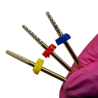 Broca De Tungstênio Dourada Bastão Fina Para Acabamento Unhas em Oferta na Shopee