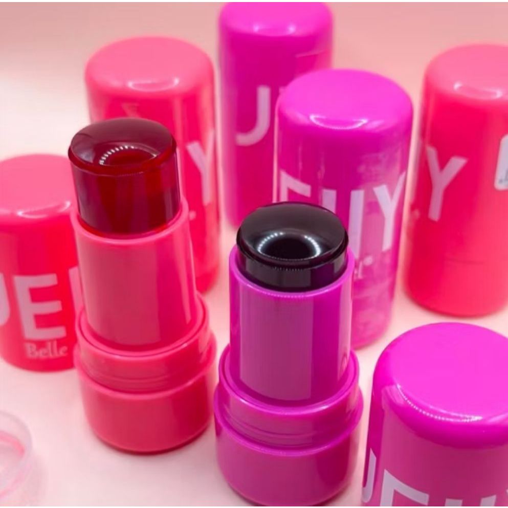Kit Jelly Blush Lip Tint gelatina bastão 2und Belle Angel Tom da make colorido