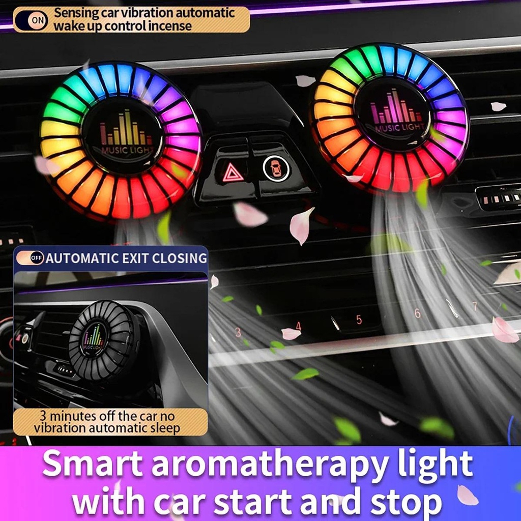 Lâmpada De Ritmo De Música Para Carros  Voz Atmosfera 256 Cores Opção Aplicação RGB Fita LED Controle De som