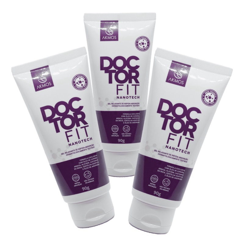 Combo 3 Doctor Fit Gel Alivio Das Dores Akmos Arnica e copaíba em Oferta na Shopee