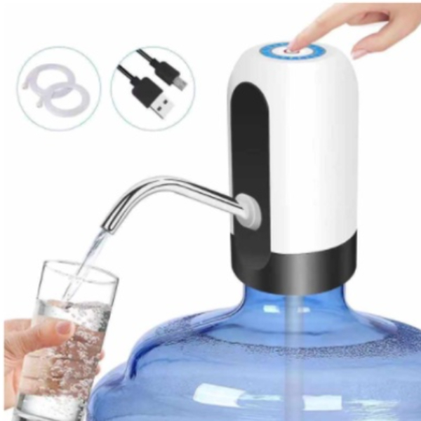 Bomba Elétrica De Galão Universal Com Carregamento Usb Portátil Para Galão Garrafão De Água Promoções