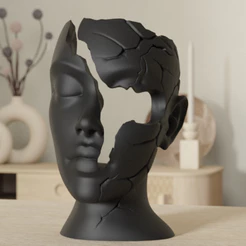 Escultura Minimalista Moderna – Decoração de Luxo para Sala e Presente Criativo