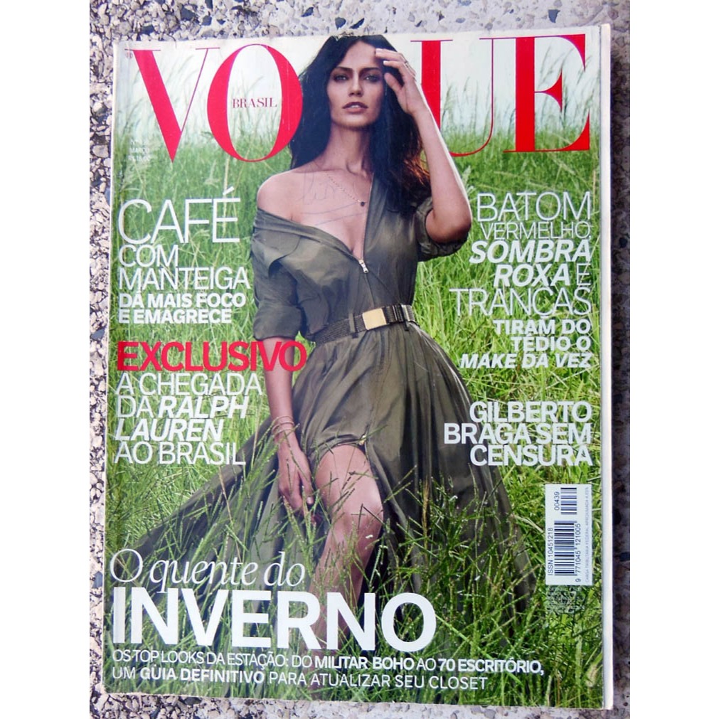 Revista Vogue Brasil nº 439 Madonna Gilberto Braga Bjork - Março 2015