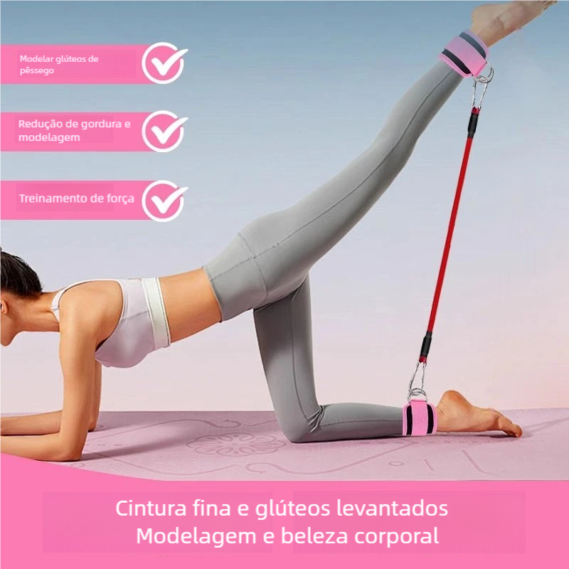 Alças de Tornozelo com Almofadagem, Anel Duplo para Máquinas de Algemas: Desconto na Ginástica de Perna Incluído