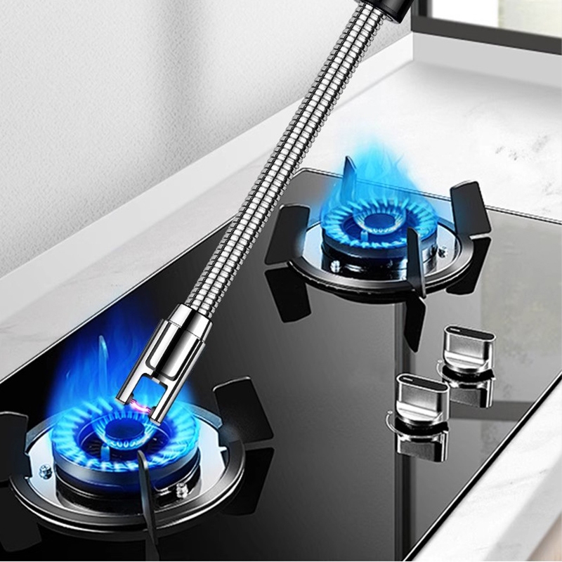 Imagem Isqueiro Eletrico Acendedor De Fogão Fogão Churrasqueira Vela Original Recarregavel USB