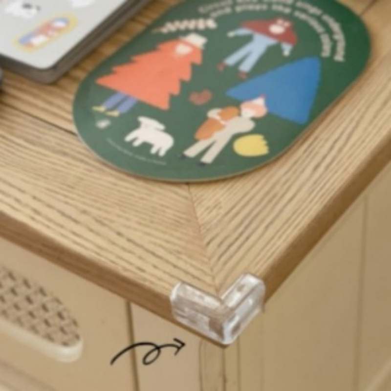 8 Peças Protetor De Quina Silicone Mesa Segurança Para Crianças E Bebes Proteção Promoção