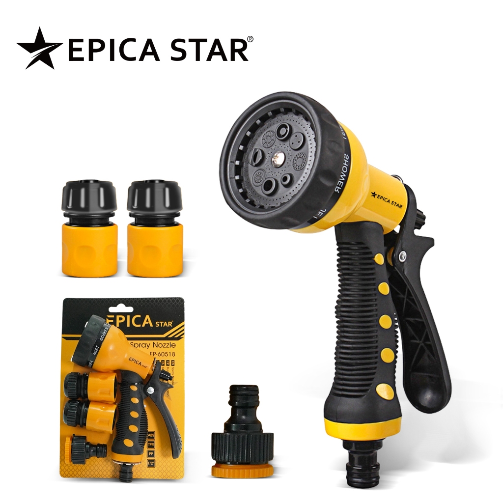 Bico Água 7em1 Ajustável | 7 Modos (Jato/Névoa) p/ Jardim e Carro em Oferta na Shopee