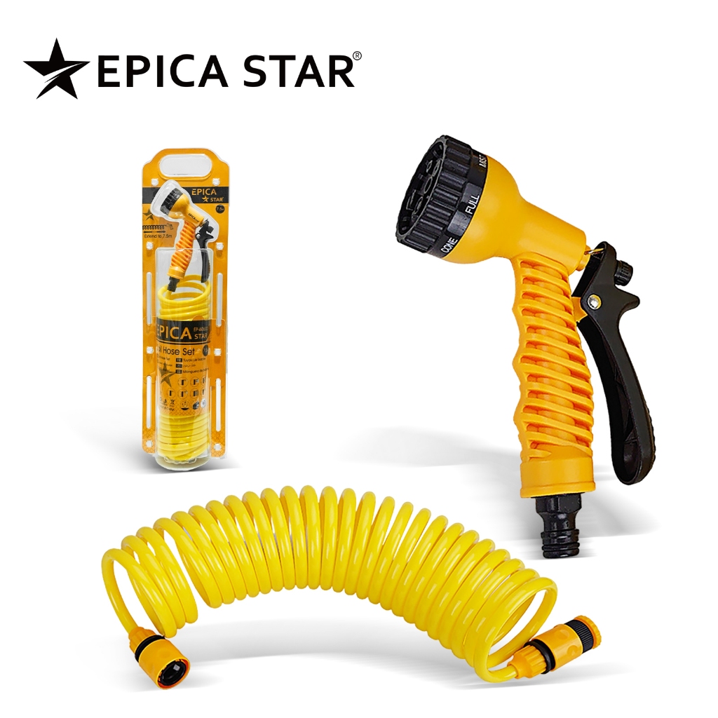 Mangueira Jardim Reforçada 7.5m | Flexível + Conector Anti-Corrosão em Oferta na Shopee