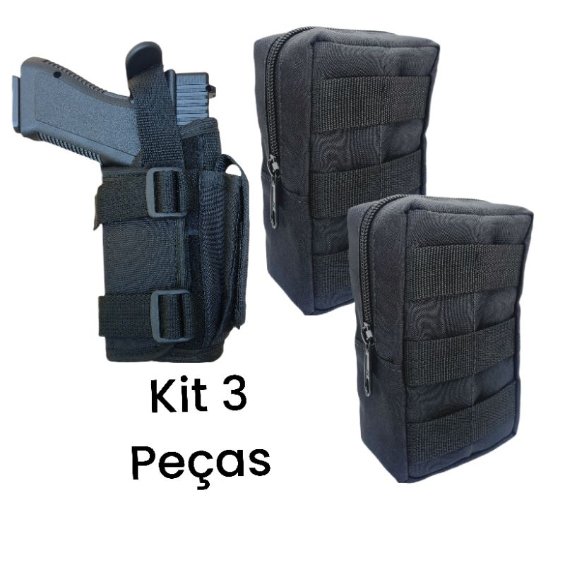KIT COM 1 COLDRE E 2 PORTA TRECO VERTICAL