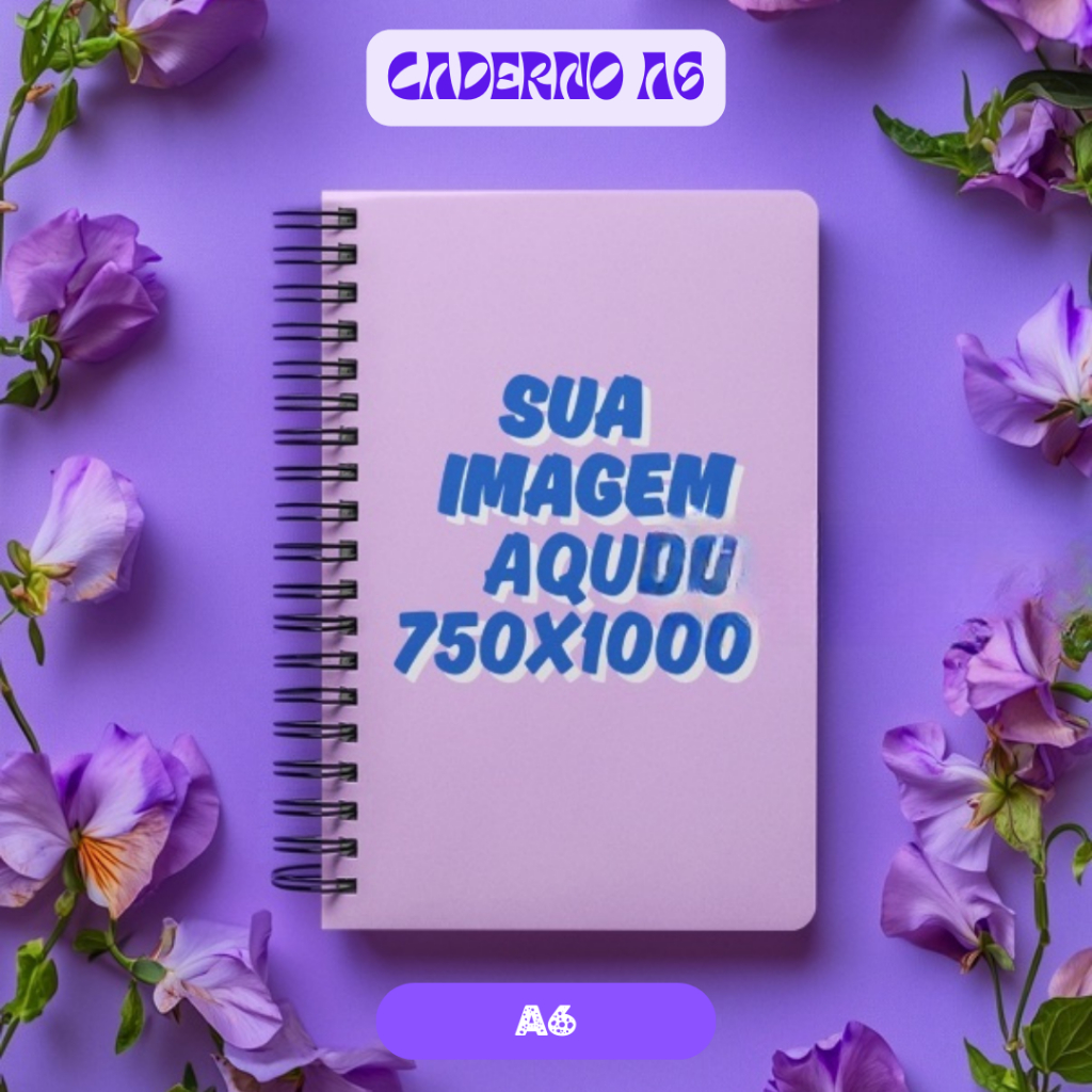 Caderno Personalizado A6 / A5 – Papelaria Fofa e Criativa para Estudos e Anotações em Oferta na Shopee