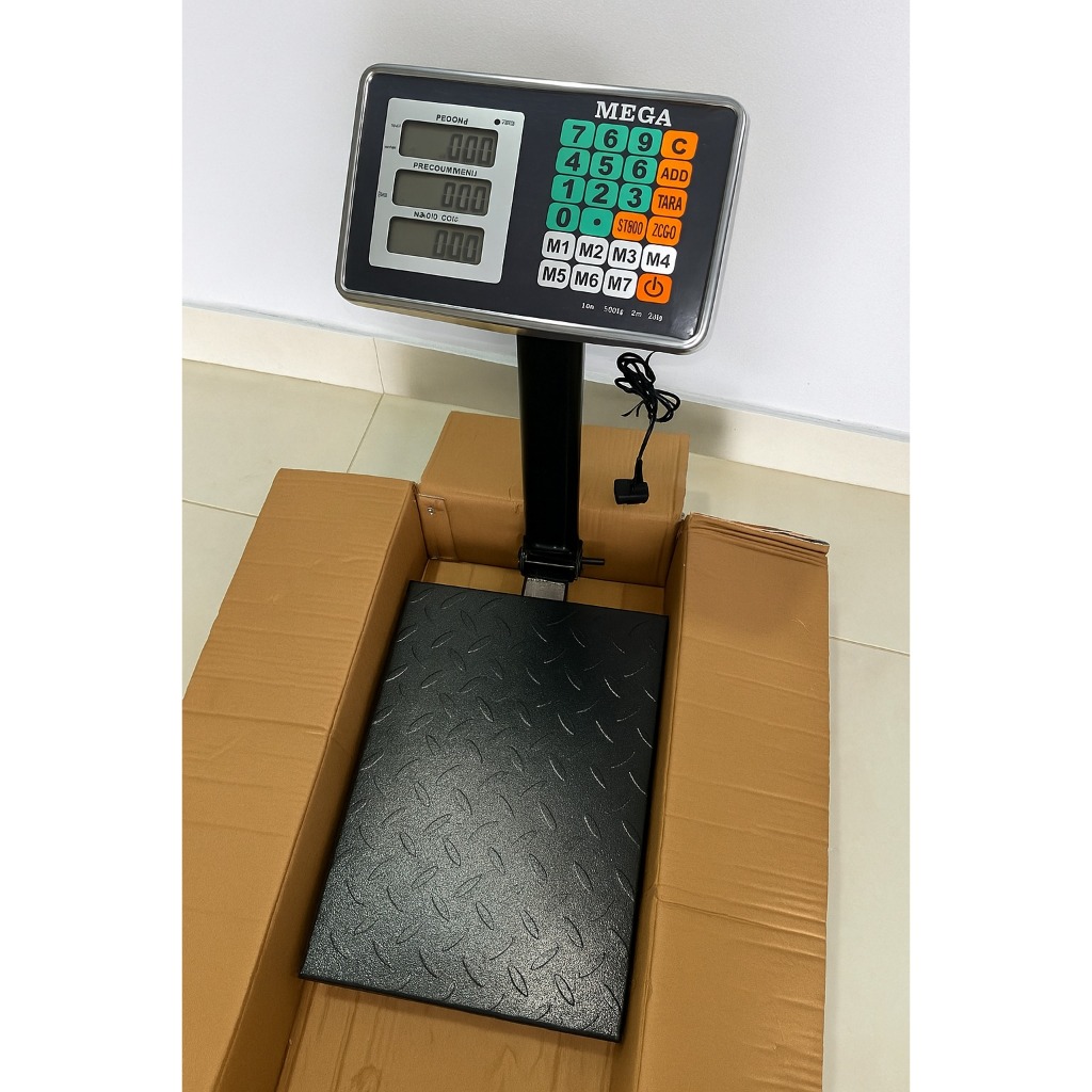 Balança Digital Plataforma 200 kg Reforçada – Alta Precisão para Uso Industrial e Comercial