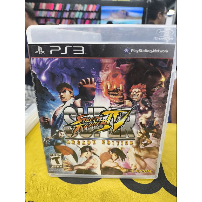 leia o anúncio por gentileza jogo usado para PS3 super Street Figther Arcade Edition mídia física