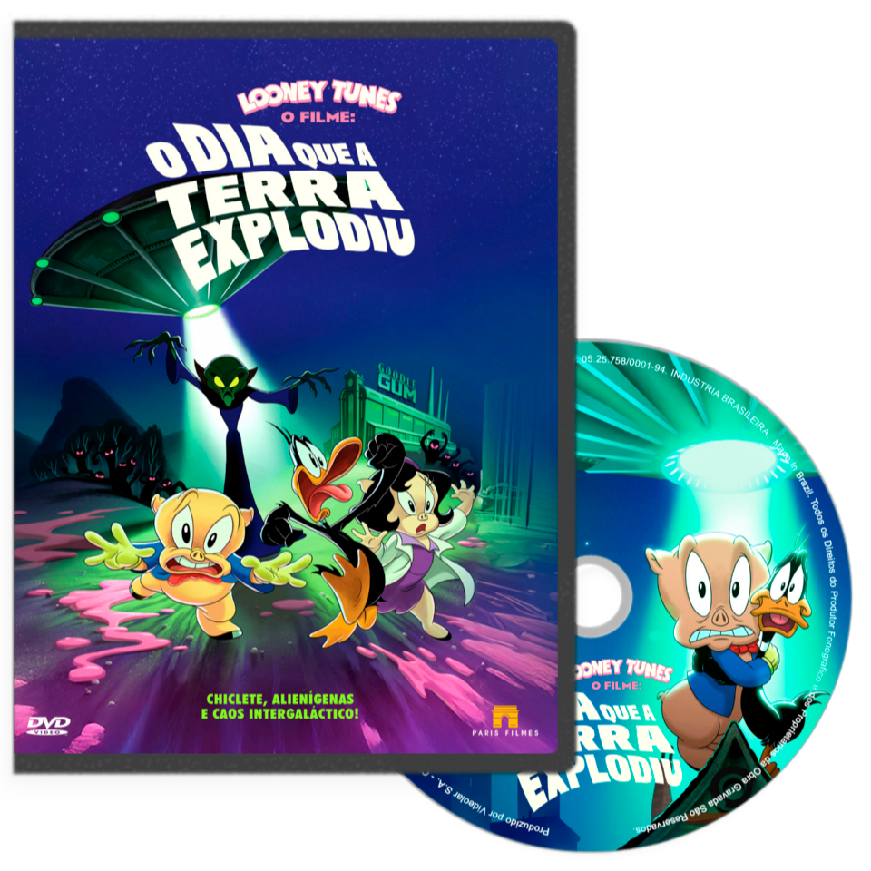 DVD - Looney Tunes - O Filme: O Dia Que a Terra Explodiu (2025) (Dublado e Legendado)