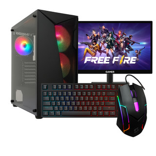 Gamer Computador I5 8gb Ssd 240gb Wifi + Fonte + Gt 210 + Monitor 15"