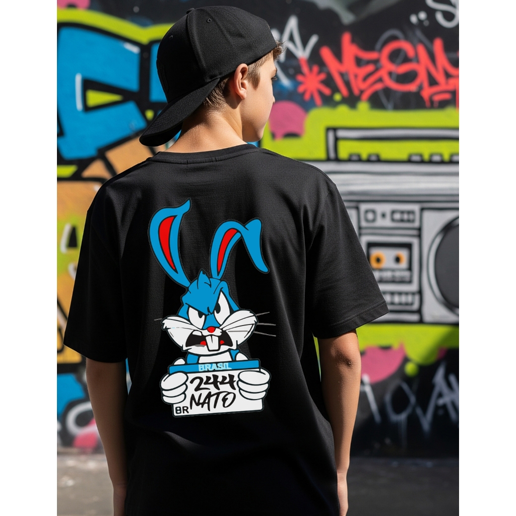 Camiseta Infantil 244 Nato Grau De Rua Camisa Menino Streetwear em Oferta na Shopee