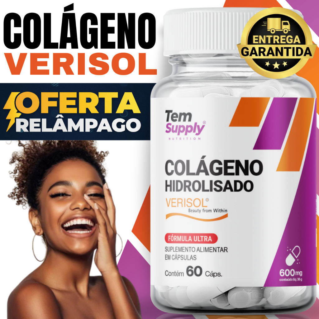 Colágeno Verisol Pele Linda 60 Caps