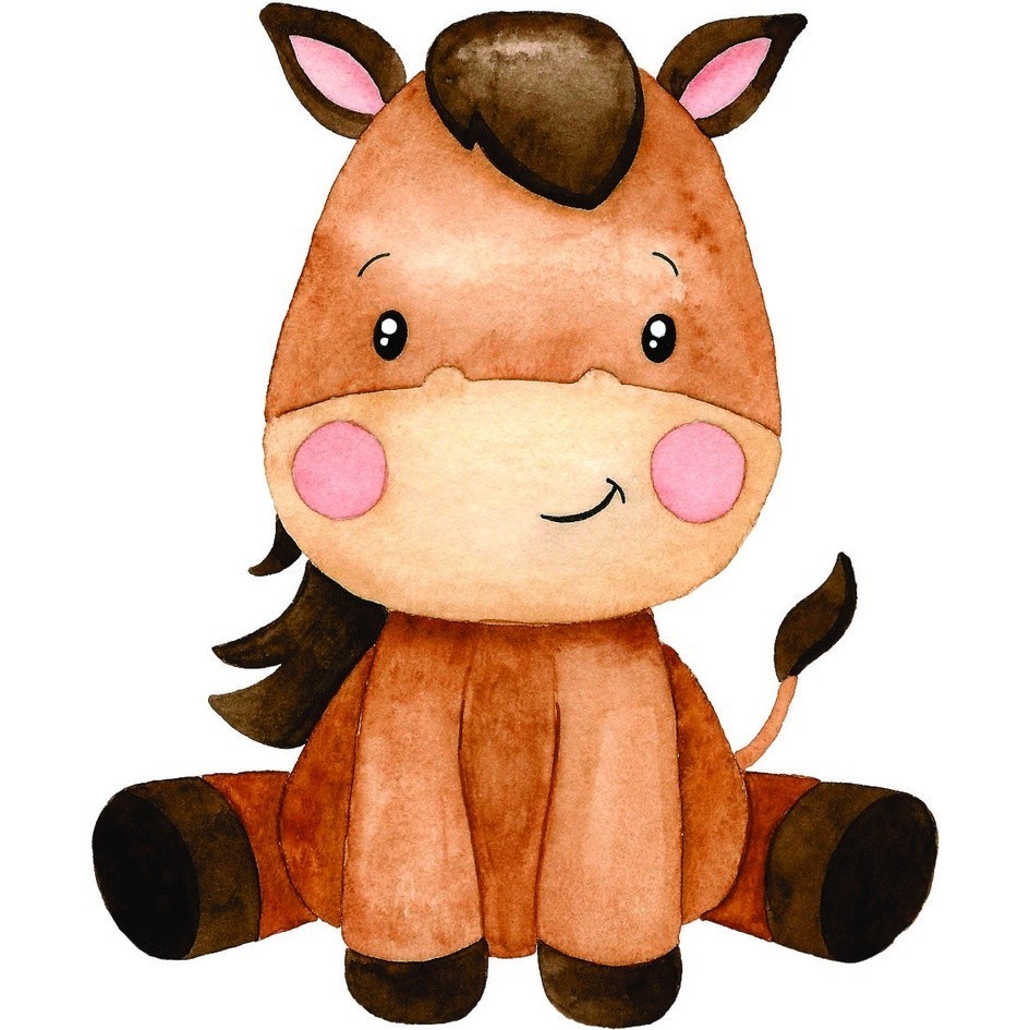 Display de Chão Mdf Decoração - Festa - Cavalinho Fazendinha Aquarela - Novo (1 Peça - Vários Tamanhos) em Oferta na Shopee