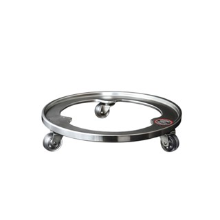 Suporte Para Botijão De Gás Reforçado Em Alumínio 3 Rodinhas em Oferta na Shopee