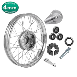 Roda Traseira Fan Titan 150 Start Espelho + Rolamento + Bucha