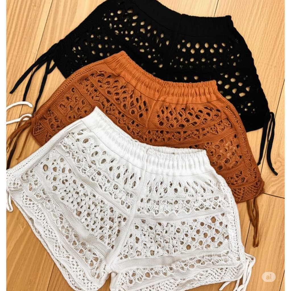 Shorts saida de praia feminino moda praia primavera verão em Oferta na Shopee