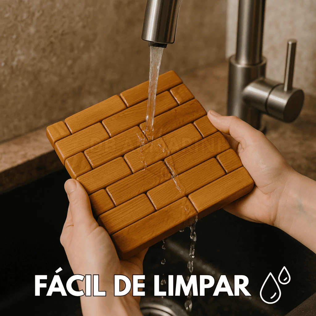 Descanso De Panela Quadrado Madeira 15cm Aparador De Panela Proteção De Mesa Envernizado em Oferta na Shopee