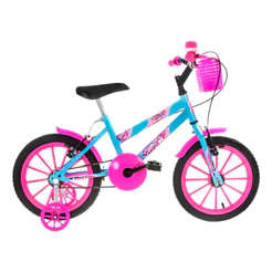 Bicicleta Infantil Menino Meninas Bike Aro 16 Com Rodinhas Ultra Bikes Kids