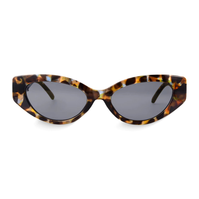 Óculos de Sol Gatinho Dora Tortoise Blue Feminino Retrô Vintage Proteção UV400 Estilo Clássico