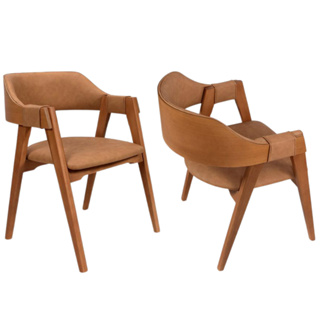 Cadeira Sala de Jantar Luxo Concha Encosto Laminado 100% Madeira Corino Linho Decorativo em Oferta na Shopee