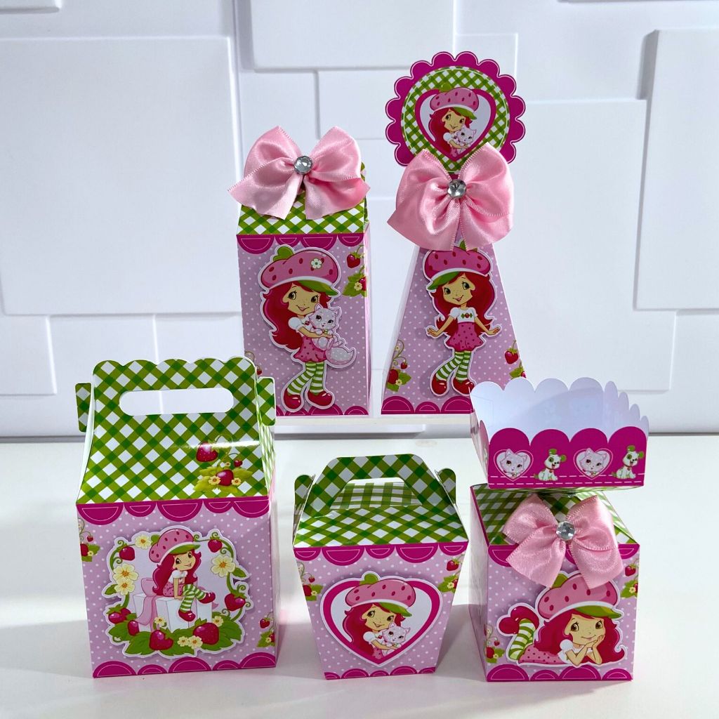 Lembrancinha Moranguinho/Kit Personalizado/Moranguinho/Aniversário
