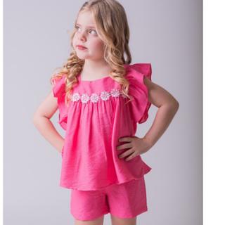 Roupa Infantil Menina Conjunto Juvenil Feminino Verão Casual Confortável Shorts Camiseta em Oferta na Shopee