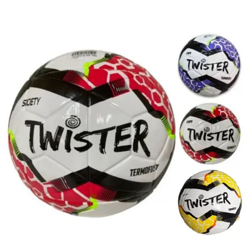 Bola De Futebol Futsal Society Campo Resistente Oficial Twister Termofusy em Oferta na Shopee
