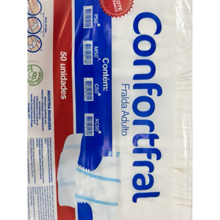 Fralda confortfral adulto idoso segunda linha em Oferta na Shopee