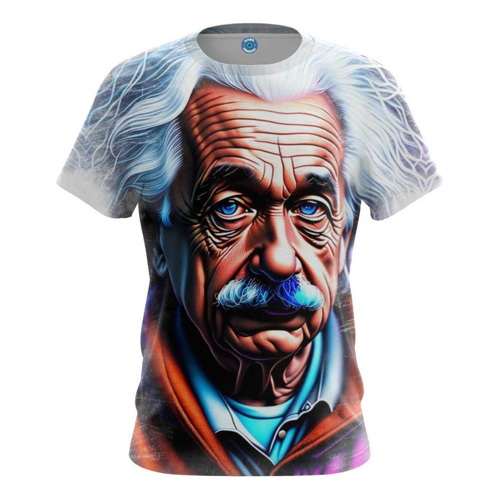 Camiseta Camisa Personalizada Albert Einstein Físico Gênio