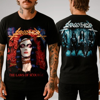 Camiseta Oficial Sarcófago - The Laws Of Scourge - Brutal Wear em Oferta na Shopee