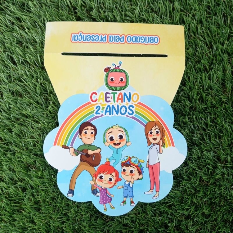 LAPELA para Sacolinha Surpresa Cocomelon | Personalizada | Lembrancinhas | Festa | Aniversário