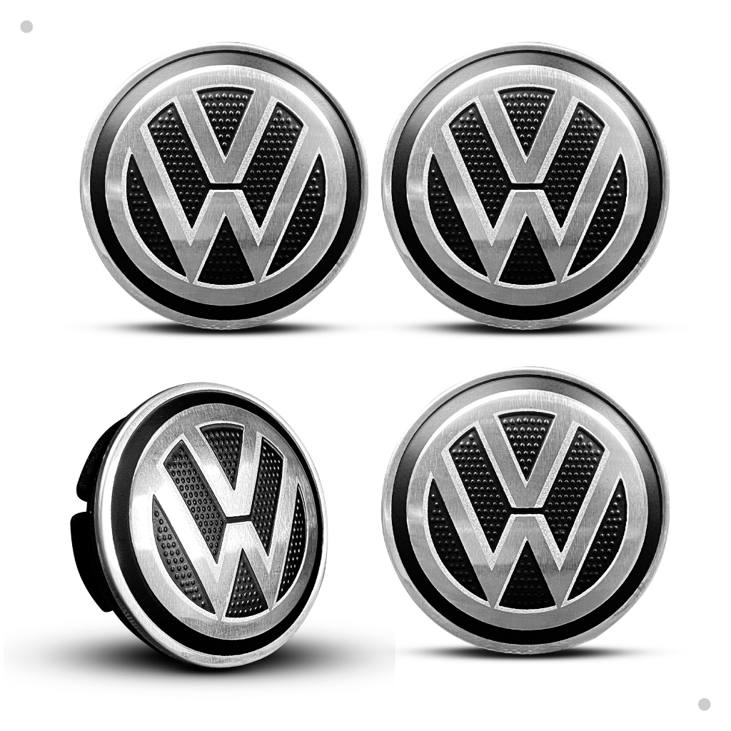 Kit 4 Calotinha Centro Roda Original Vw Fox Polo Voyage G6 em Oferta na Shopee