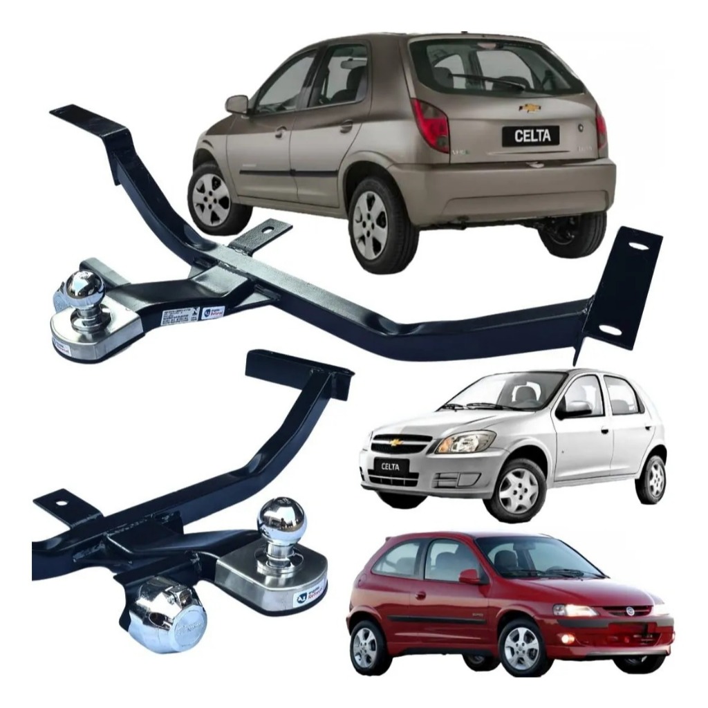 Engate Reboque Fixo GM Celta 2000-2015 500kg em Oferta na Shopee