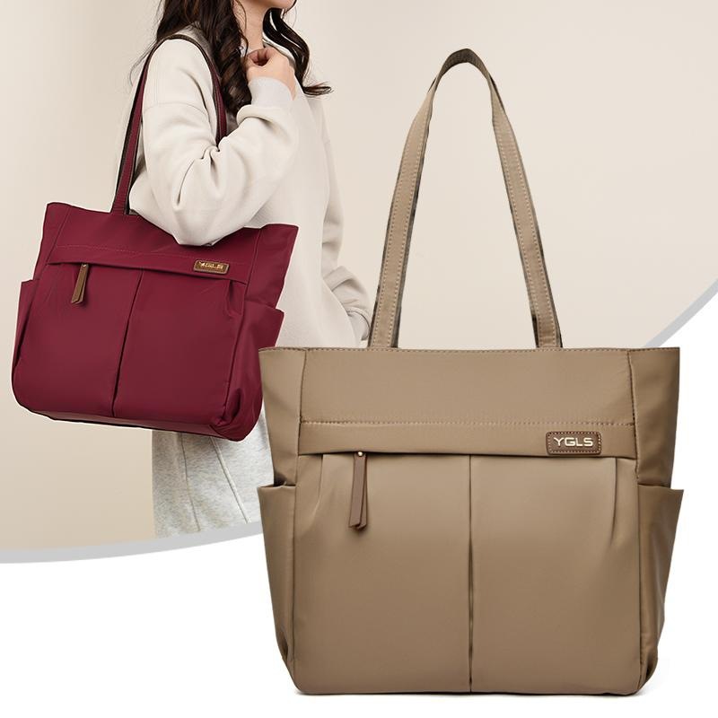 Xaviera Bolsa Feminina Grande Tote de Ombro Nylon Impermeável Multiuso para Trabalho e Viagem em Oferta na Shopee