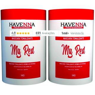 Mascara Matizadora Vermelha 2kg em Oferta na Shopee