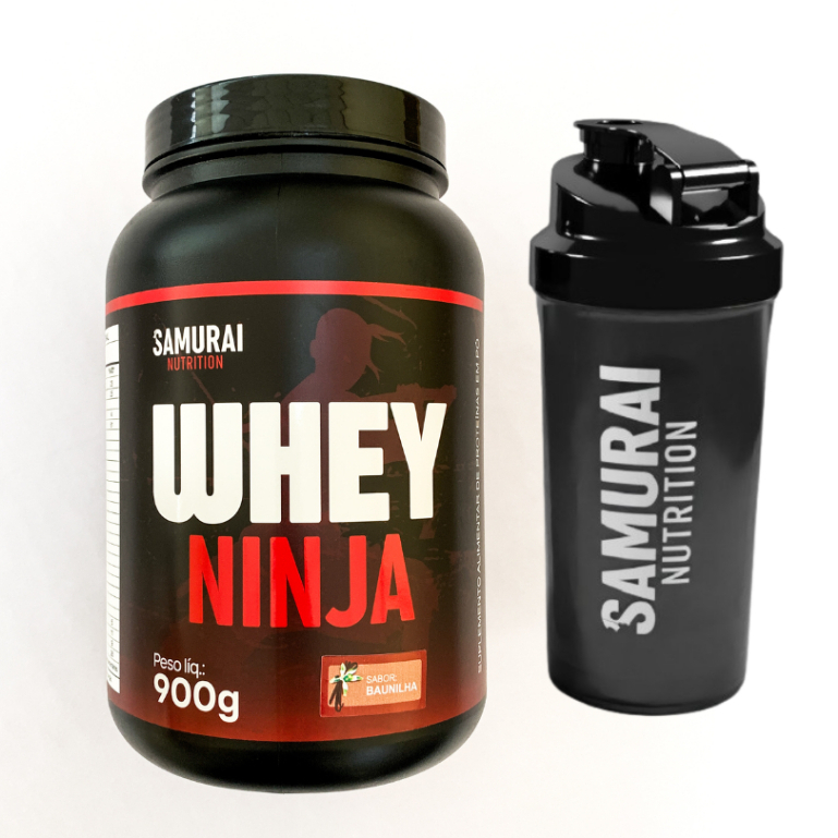 1 Whey Protein 100% Concentrado Turbo 900g + 1 Coqueteleira Shaker 600ml em Oferta na Shopee