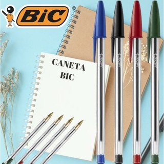 Caneta Esferográfica BIC Cristal Original Dura Mais. / Vermelha.   Caneta BIC  Esferográf…