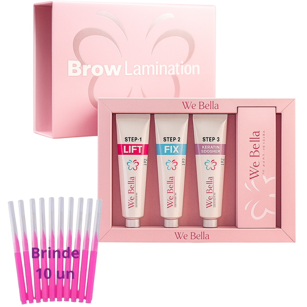 Kit Brow Lamination We Bella Lu Boscarato com Anvisa em Oferta na Shopee